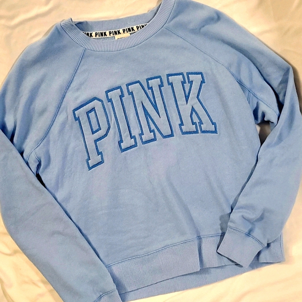 Victoria's Secret PINK Blue Sweatshirt